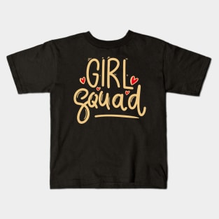 Girl Squad Cute Typography Gift Kids T-Shirt